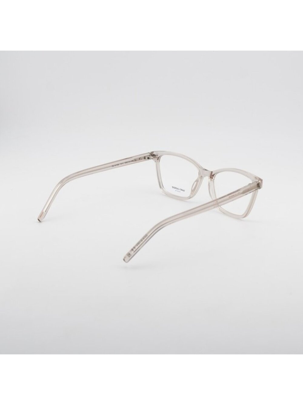 Saint Laurent SLM128 011 Eyeglasses Nude 56mm Square Frame - Picture 3 of 11